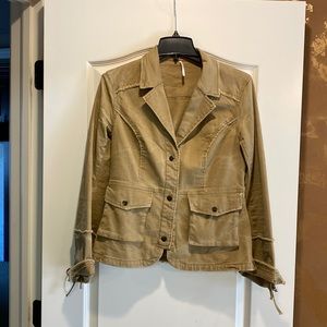 Free people ruffle back jacket